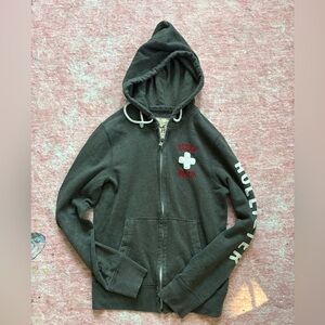 HOLLISTER Beach Watch Full Zip Hoodie Small
